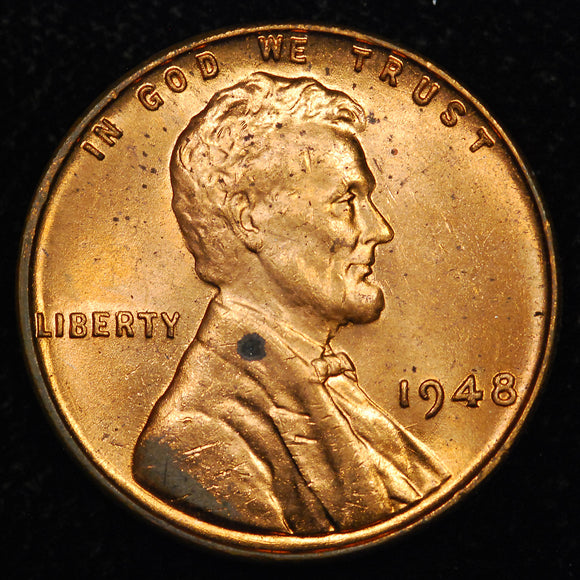 1948-P Lincoln Wheat cent - Ch BU