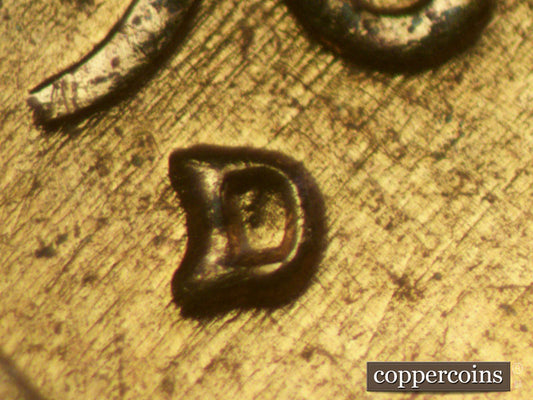 1960D-1MM-083 Lincoln Cent Repunched Mint Mark