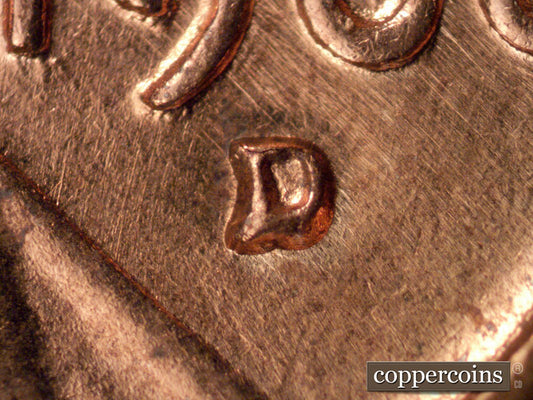1960D-1MM-114 Lincoln Cent Repunched Mint Mark