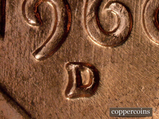 1960D-1MM-116 Lincoln Cent Repunched Mint Mark