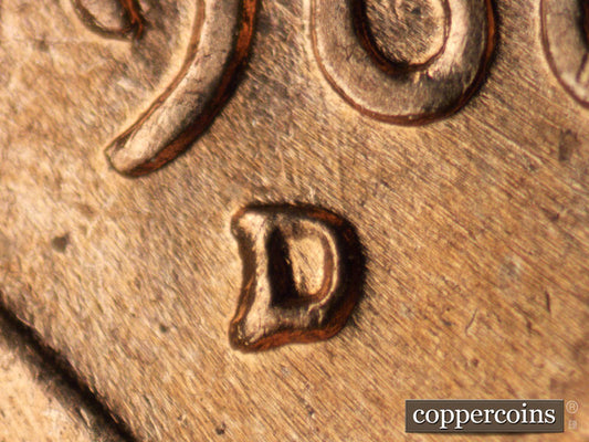1960D-1MM-223 Lincoln Cent Repunched Mint Mark