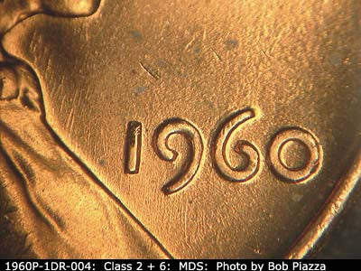 1960P-1DR-004 Lincoln Cent Doubled Die Reverse