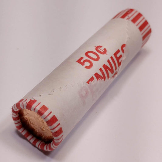 2021-D Lincoln Shield Cent Original Bank Wrapped (OBW) BU Roll