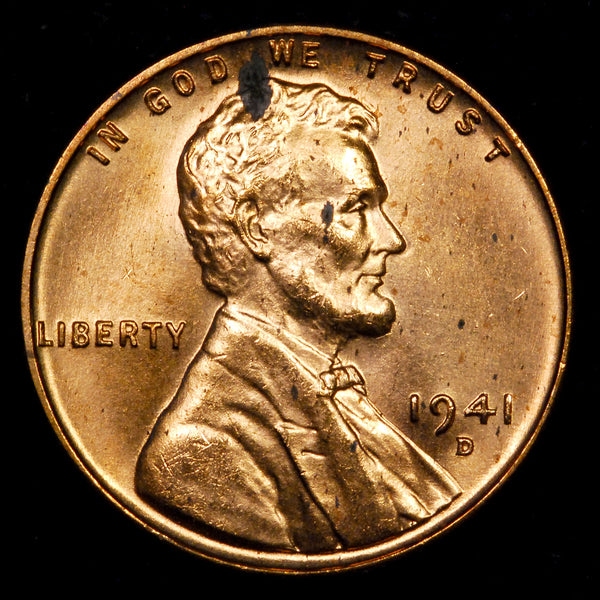 1941-D Lincoln Wheat cent - Ch BU