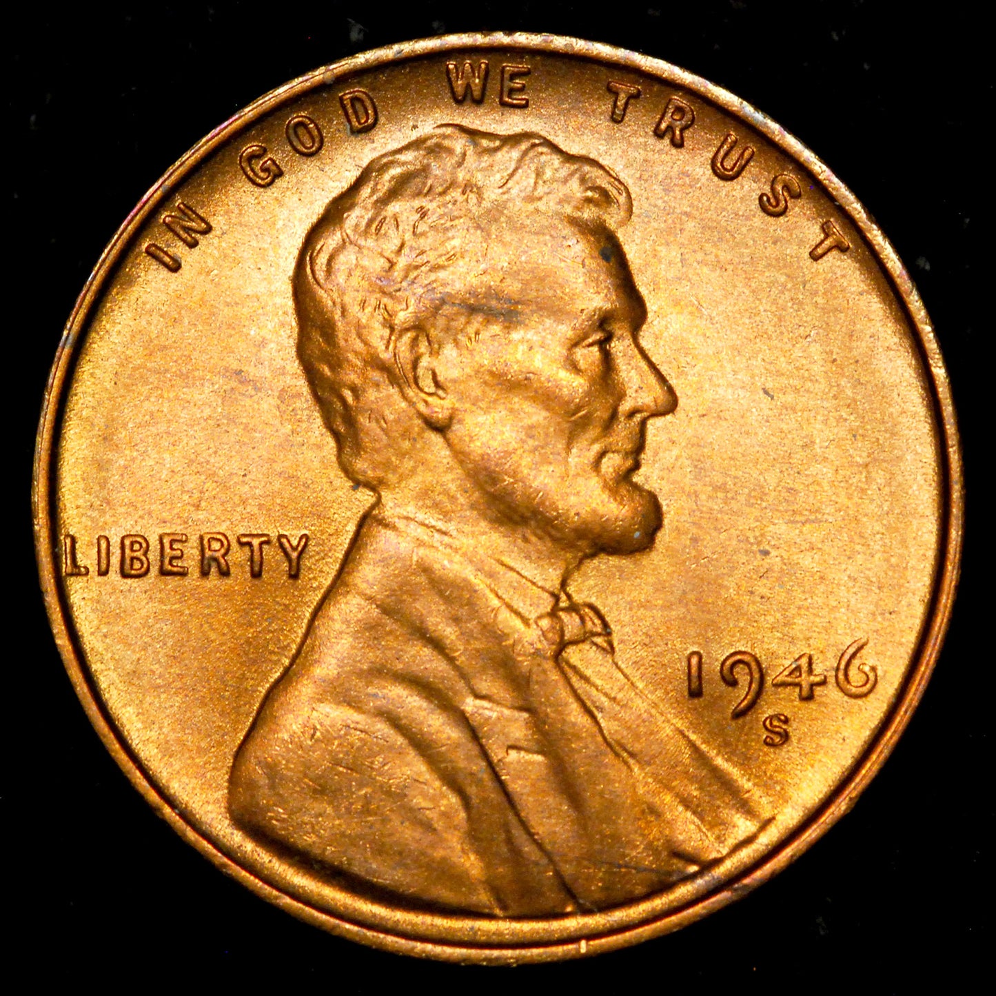 1946-S Lincoln Cent: Ch-GEM BU  SCARCE BALL-SERIF MM