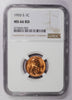 1955-S Lincoln Wheat cent - NGC MS66RD Beautiful GEM Red!
