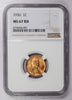 1936-P Lincoln Wheat cent - NGC MS67RD Superb GEM!