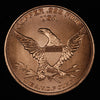 One Ounce .999 fine Copper Round - Cave Lion
