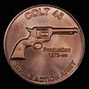 One Ounce .999 fine Copper Round - Colt 45