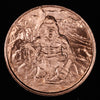 One Ounce .999 fine Copper Round - Frost Giant
