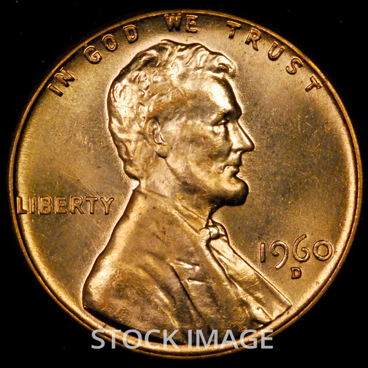 1960-D Large Date Lincoln cent - GEM BU