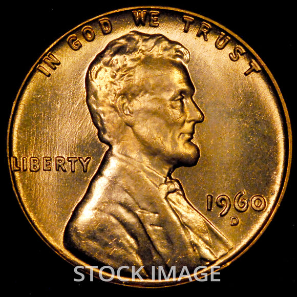 1960-D Small Date Lincoln cent - GEM BU