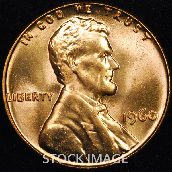 1960-P Large Date Lincoln cent - GEM BU