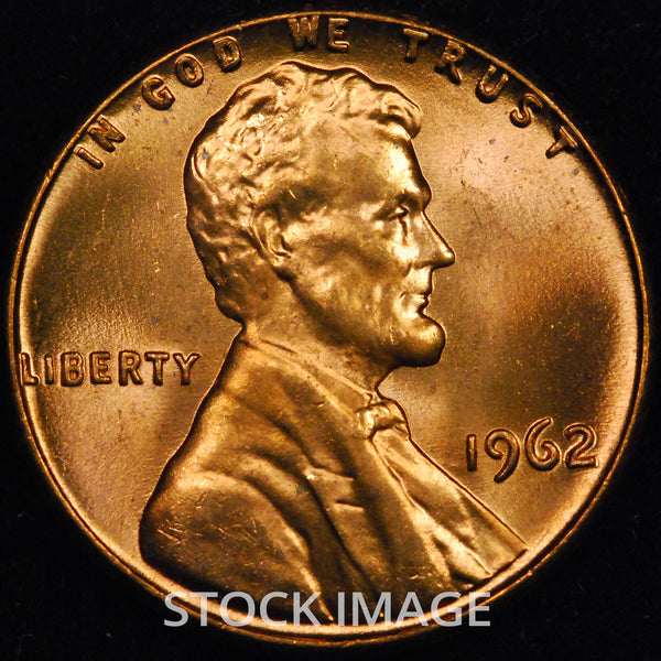 1962-P Lincoln cent - GEM BU