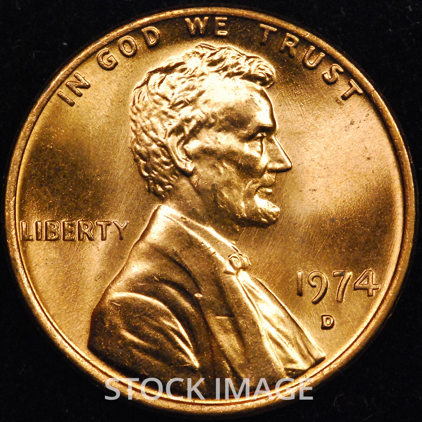 1974-D Large Date Lincoln cent - GEM BU