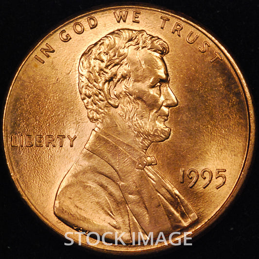 1995-P Lincoln cent - GEM BU