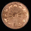 One Ounce .999 fine Copper Round - Leo Zodiac