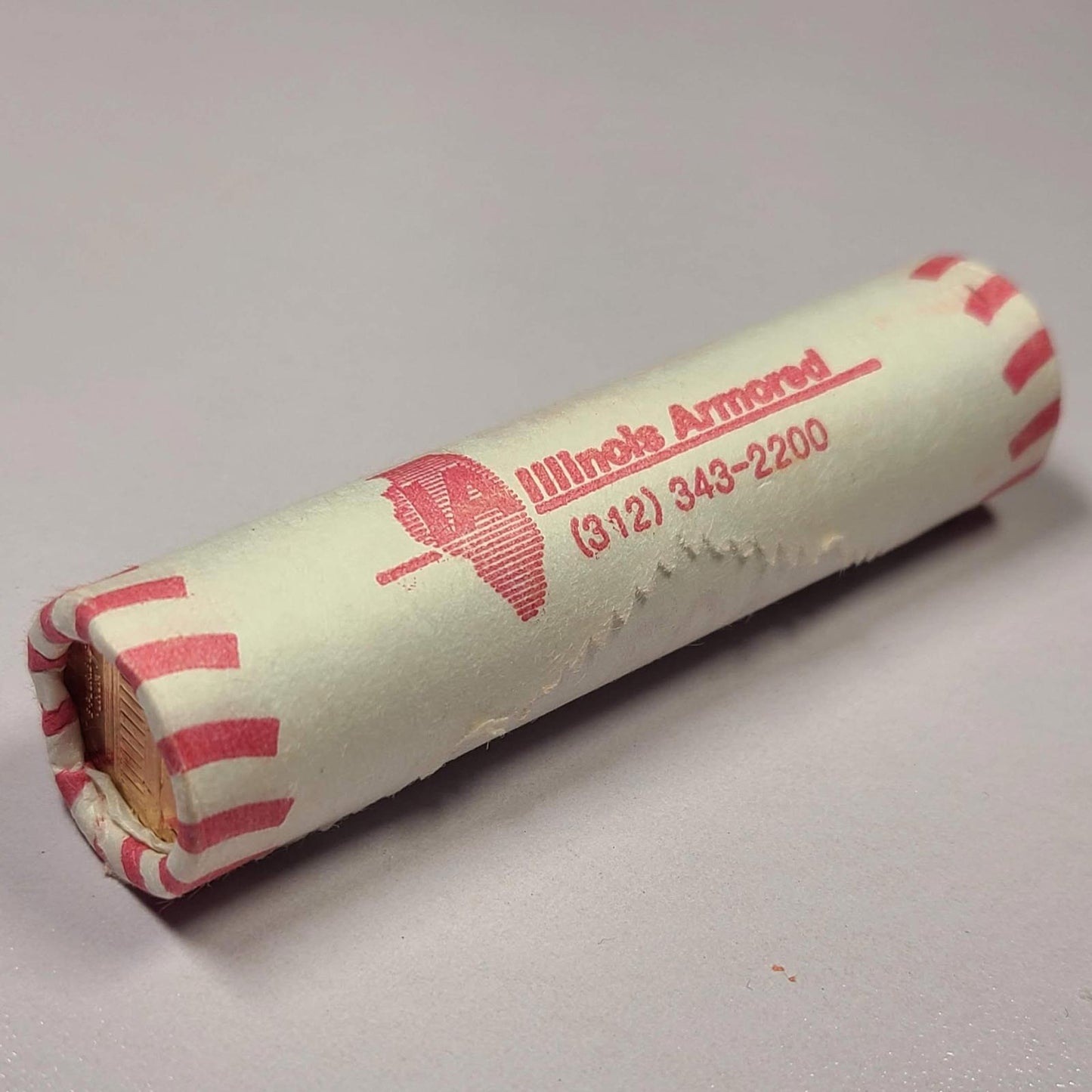 1989-P Lincoln Memorial Cent Original Bank Wrapped (OBW) BU Roll