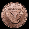One Ounce .999 fine Copper Round - Standing Liberty
